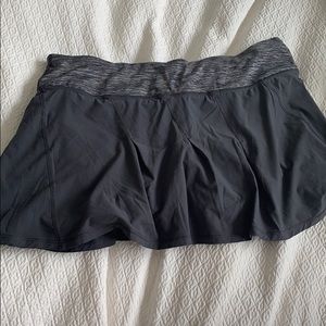 Lululemon Gray running skirt